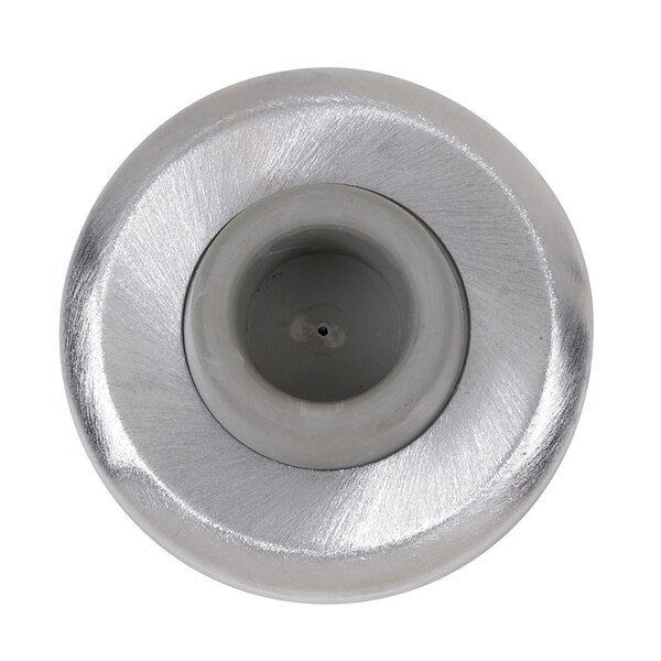 Tell Tell Solid Brass Satin Chrome Silver Wall Door Stop Mounts to wall 2-1/2 in. DT100084 - main